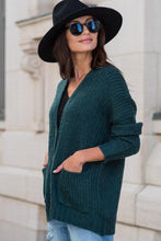 Load image into Gallery viewer, Amber Button Front Cardigan in Teal - FINAL SALE