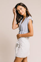 Load image into Gallery viewer, Belle Striped Mini Skirt