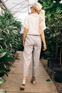 Georgia Wide Leg Striped Bottoms