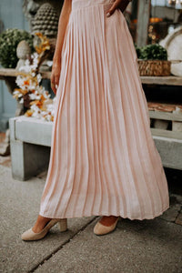 Isabel Lace Maxi Dress in Pink
