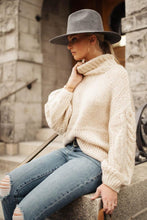 Load image into Gallery viewer, Jolene Turtleneck Sweater in Ivory

