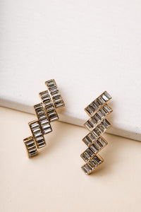 Geddes Jewel Earrings in Aqua