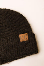 Load image into Gallery viewer, C.C. Ribbed Beanie in Black
