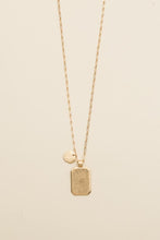 Load image into Gallery viewer, Aujelle Gold Bar Necklace
