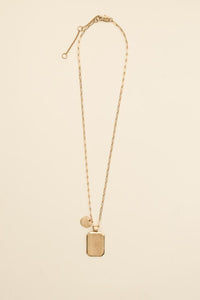 Aujelle Gold Bar Necklace