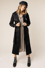 Load image into Gallery viewer, Bedford Trench Coat in Black
