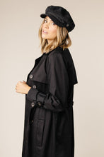 Load image into Gallery viewer, Bedford Trench Coat in Black
