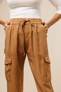Downtown Cargo Joggers in Camel