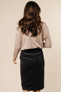Ella Mock Neck Top - FINAL SALE