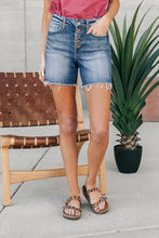 Load image into Gallery viewer, Bohme Button Fly Shorts in Dark Wash
