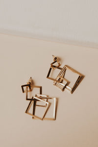 Dangly Geometric Earrings