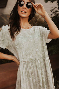 Forest Tiered Midi Dress