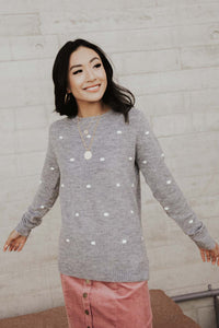 Cozy Polka Dot Sweater