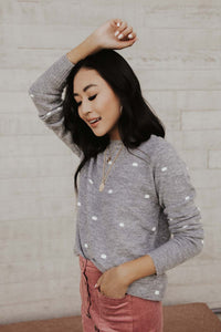 Cozy Polka Dot Sweater