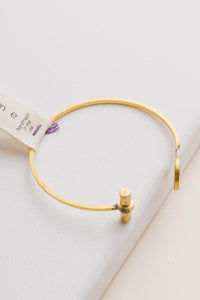Handmade Circle + Bar Cuff