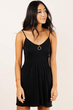 Load image into Gallery viewer, Black Stone Dress Slip
