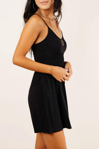 Black Stone Dress Slip