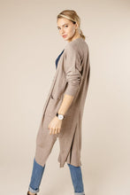 Load image into Gallery viewer, Eyes Wide Open Knit Cardigan in Mocha
