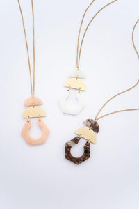 Giza Necklace in Blush