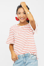 Load image into Gallery viewer, Amie Striped Tee - FINAL SALE
