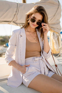 Belen Striped Shorts