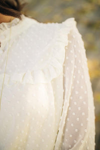 Emilie Dot Print Top in -FINAL SALE